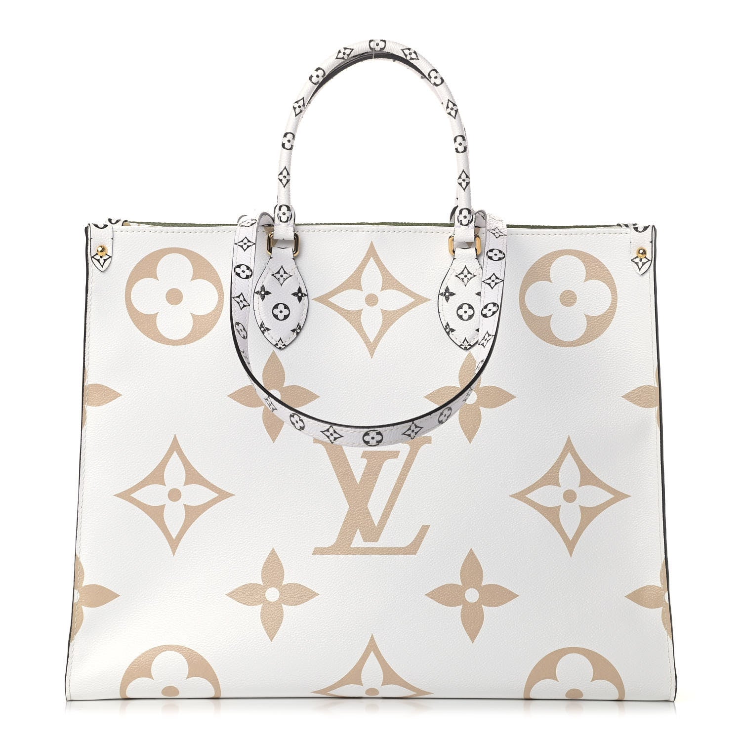 Louis Vuitton Monogram Giant Onthego GM Kaki Beige 1 of 4