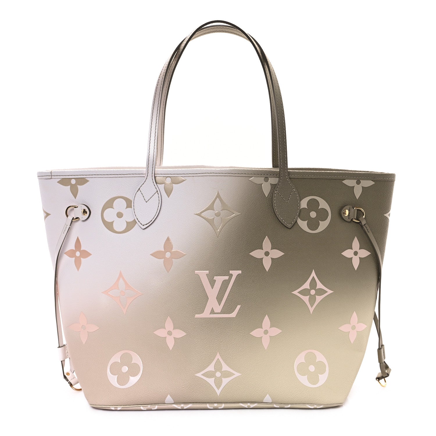 Louis Vuitton Monogram Giant Spring In The City Neverfull MM Sunset Kaki 1 of 10