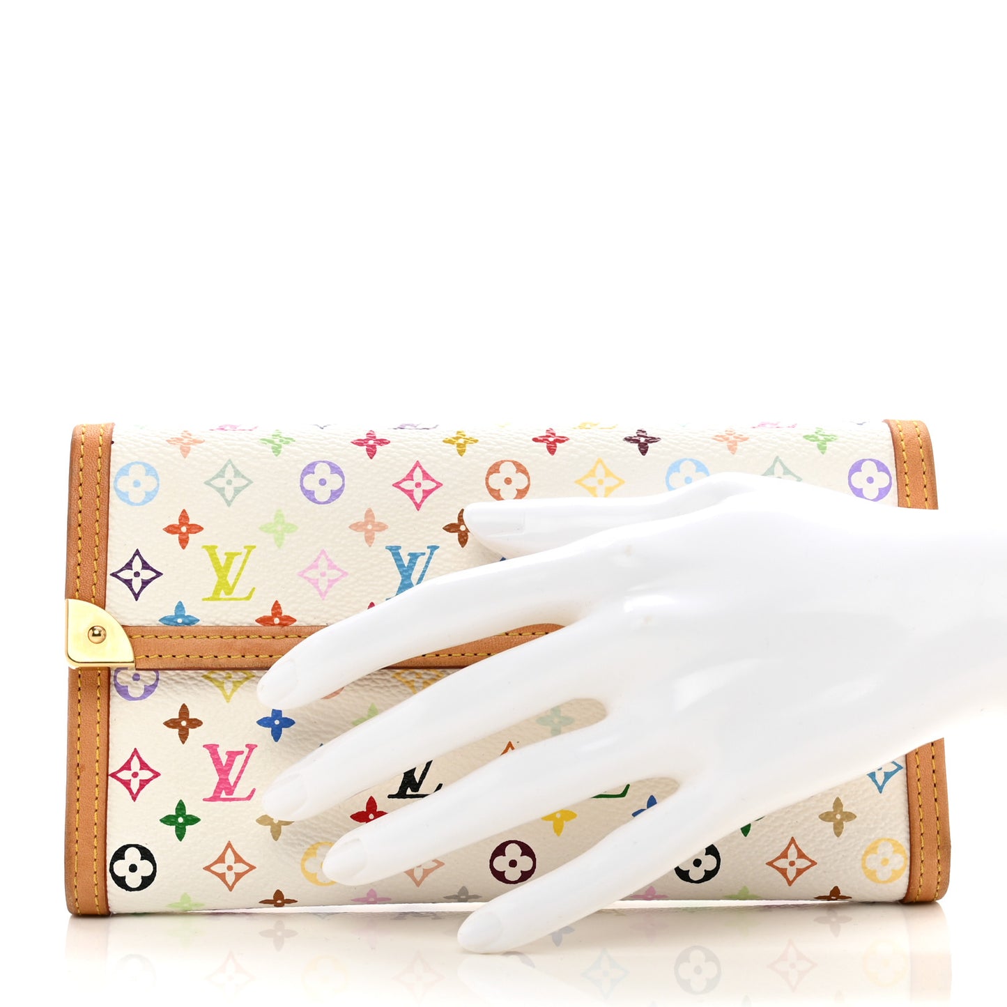 Monogram Multicolor Porte Tresor International Wallet White