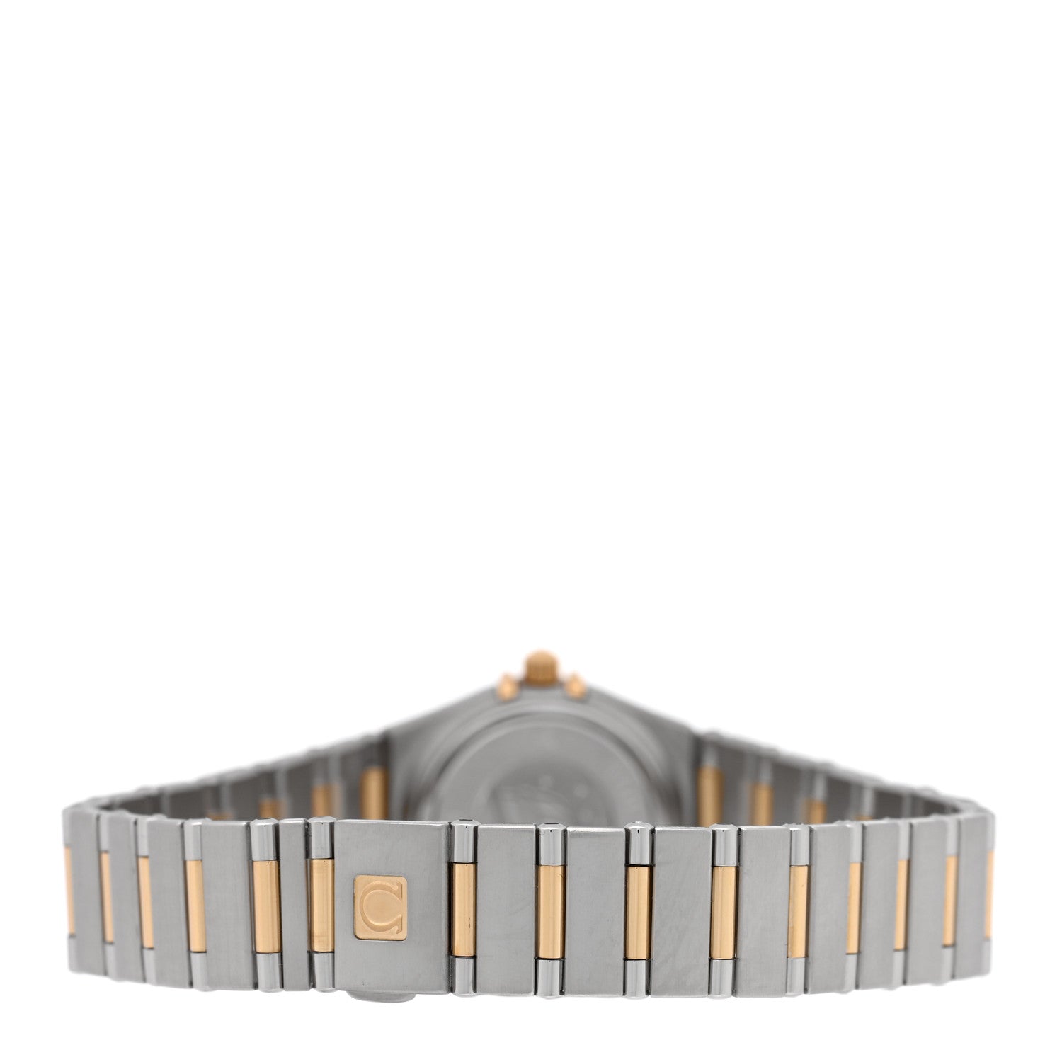 Omega Stainless Steel 18K Yellow Gold Diamond Bezel 22mm Constellation Quartz Watch Champagne 111.25.23.60.58.001 3 of 4