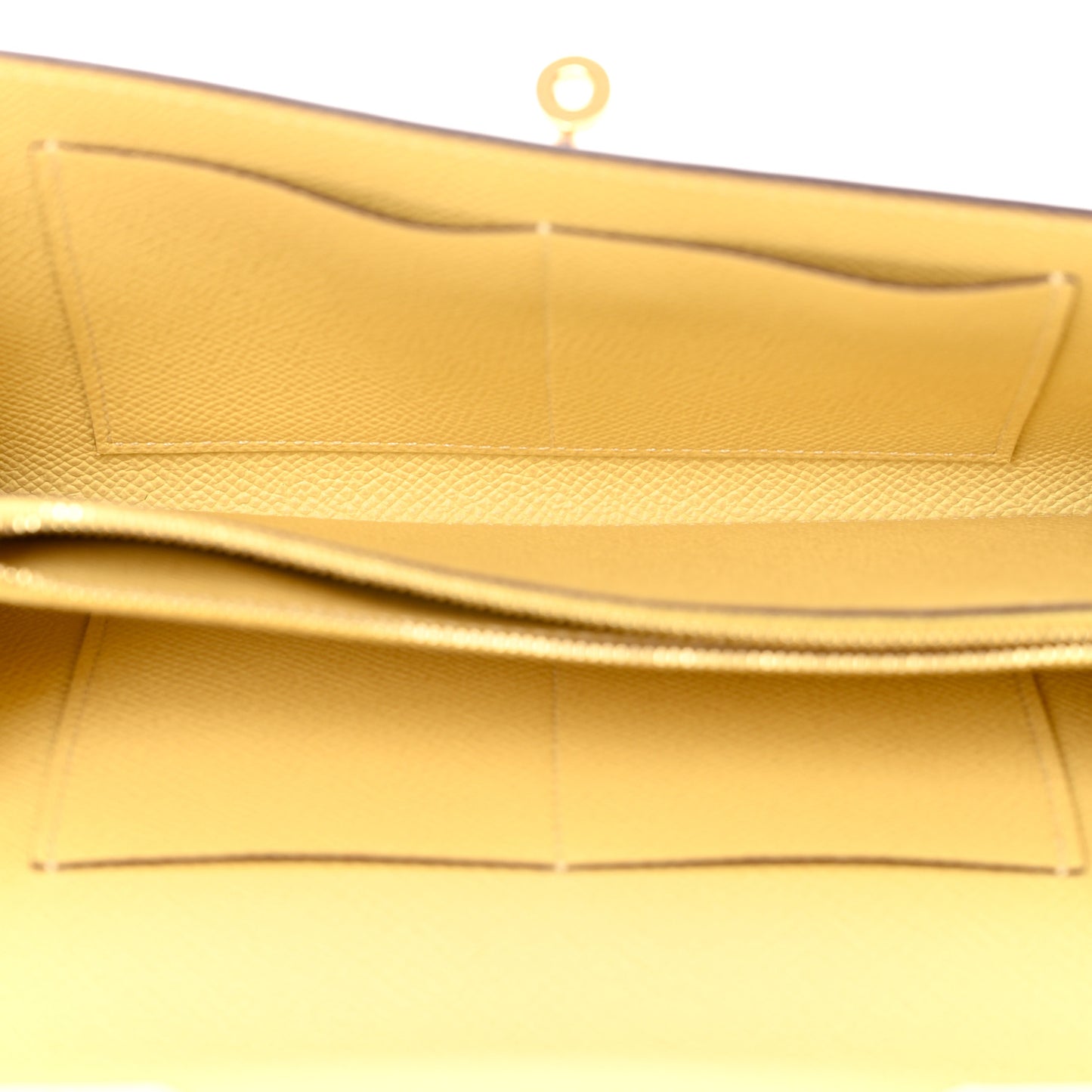 Epsom Verso Kelly Wallet To Go Nata Jaune Poussin