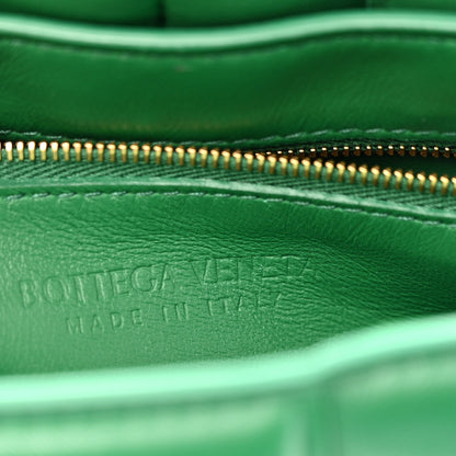 Bottega Veneta Lambskin Maxi Intreccio Padded Chain Cassette Crossbody Bag Racing Green 6 of 12