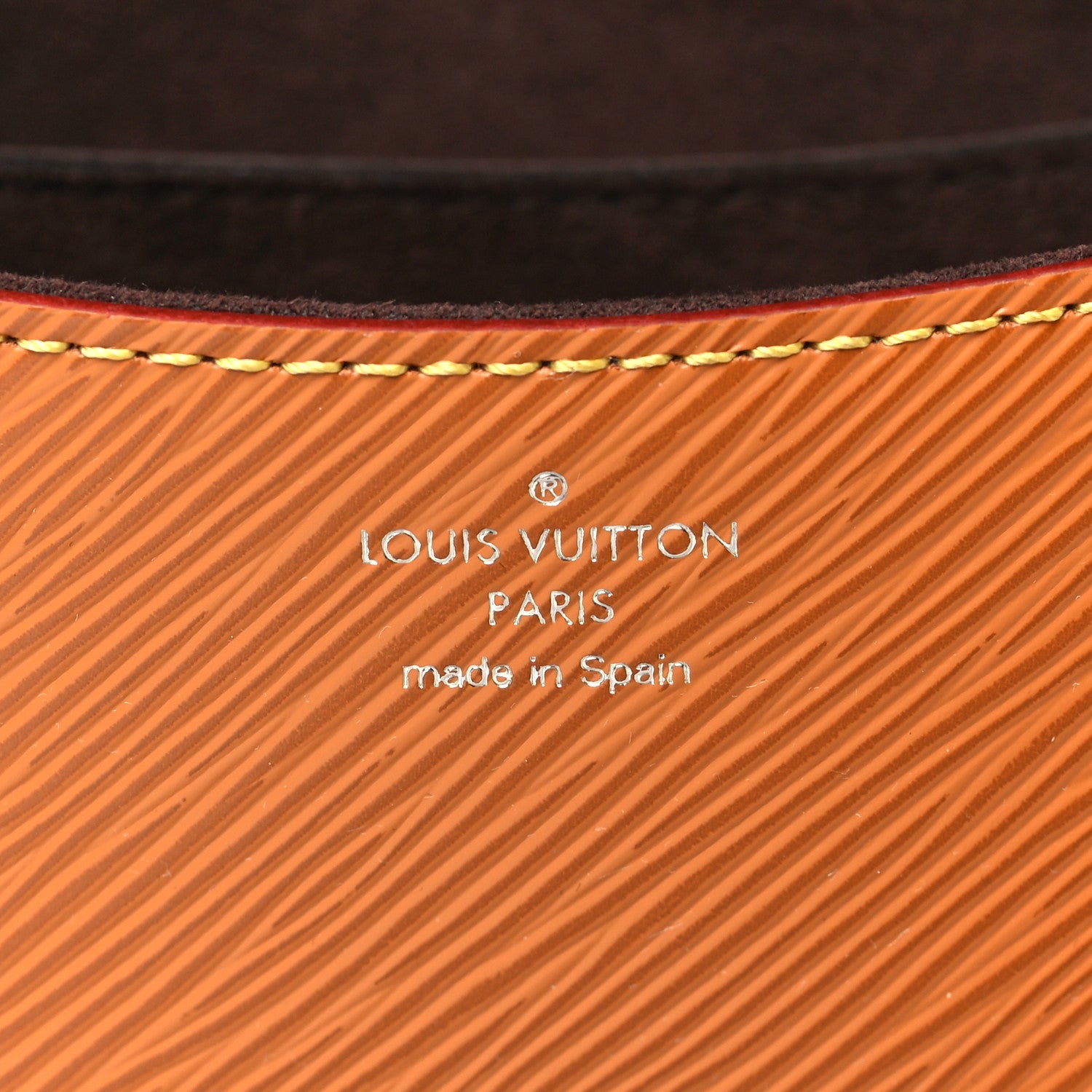 Louis Vuitton Epi Buci Crossbody Gold Honey 6 of 8