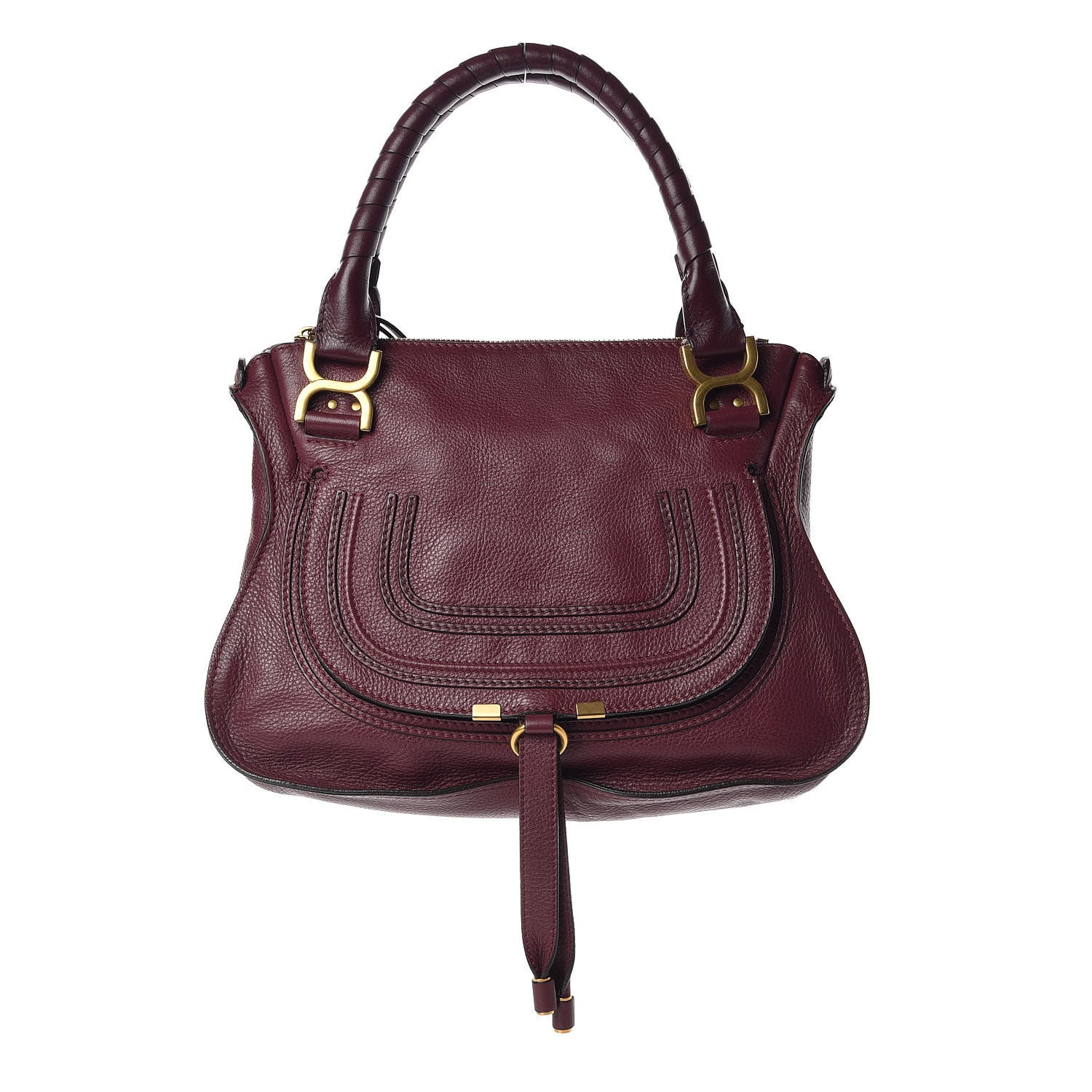 Chloe Calfskin Medium Marcie Satchel Wild Purple 1 of 8