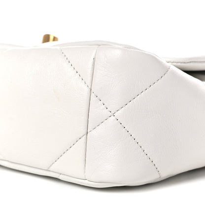 Chanel Lambskin Quilted Medium Chanel 19 Flap White 9 of 9