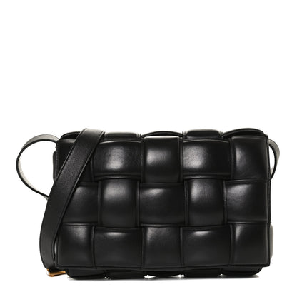 Bottega Veneta Nappa Maxi Intreccio Padded Cassette Crossbody Bag Black 1 of 16