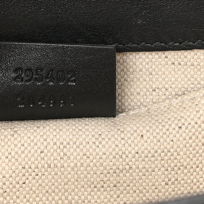 Gucci Guccissima Medium Emily Chain Shoulder Bag Black 7 of 9