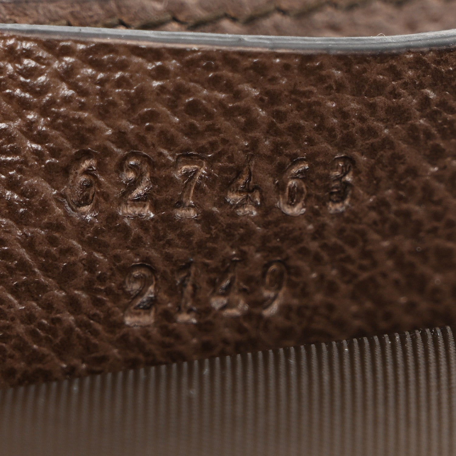 Gucci GG Supreme Monogram Textured Calfskin Web Ophidia Vanity Cosmetic Case Beige Ebony New Acero 7 of 10