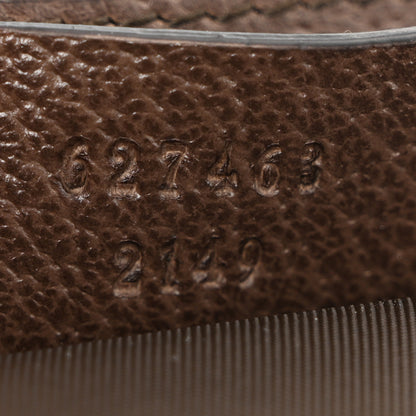 Gucci GG Supreme Monogram Textured Calfskin Web Ophidia Vanity Cosmetic Case Beige Ebony New Acero 7 of 10