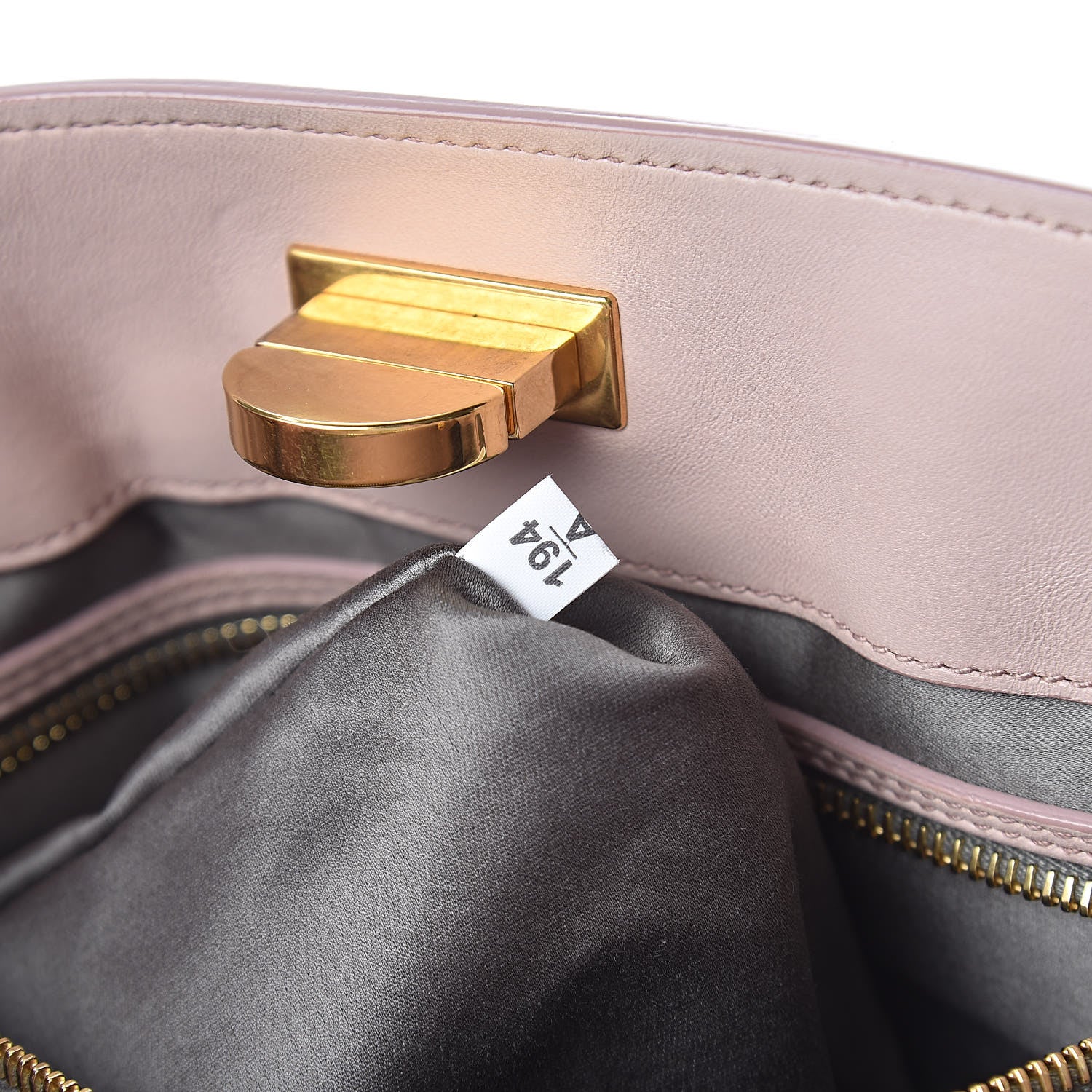 Miu Miu Nappa Matelasse Clutch Pomice Cammeo 9 of 16