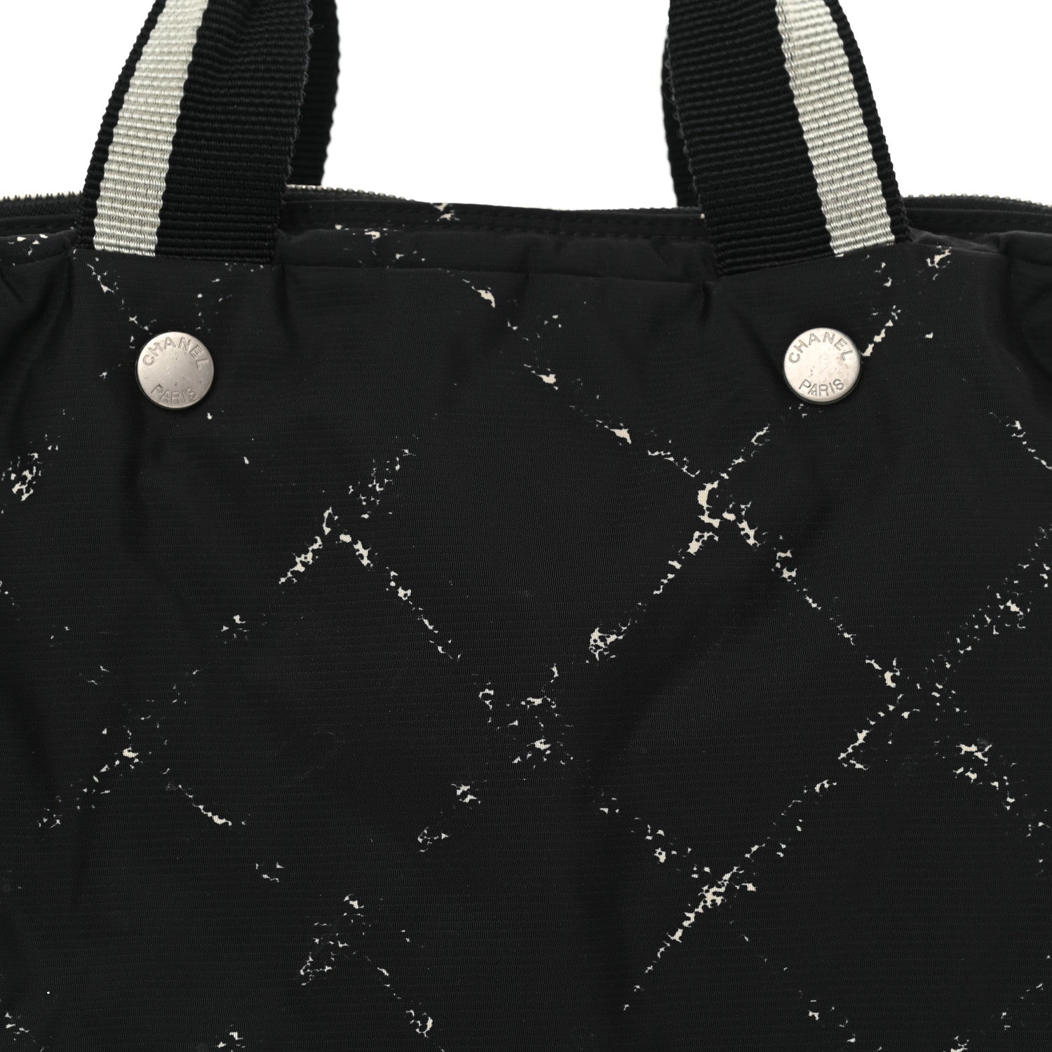 Chanel Nylon Travel Duffel Bag Black 9 of 12