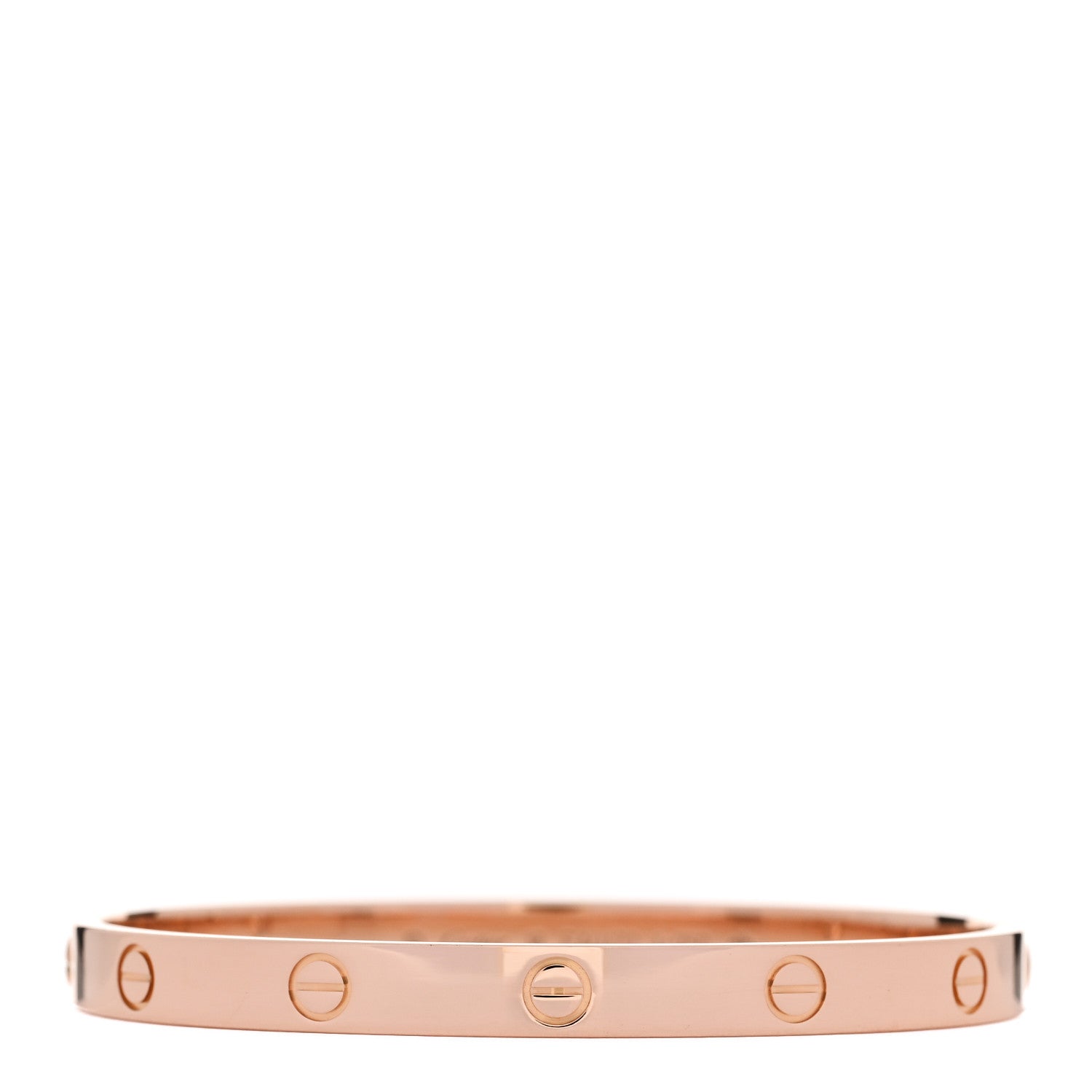 Cartier 18K Pink Gold LOVE Bracelet 18 1 of 8