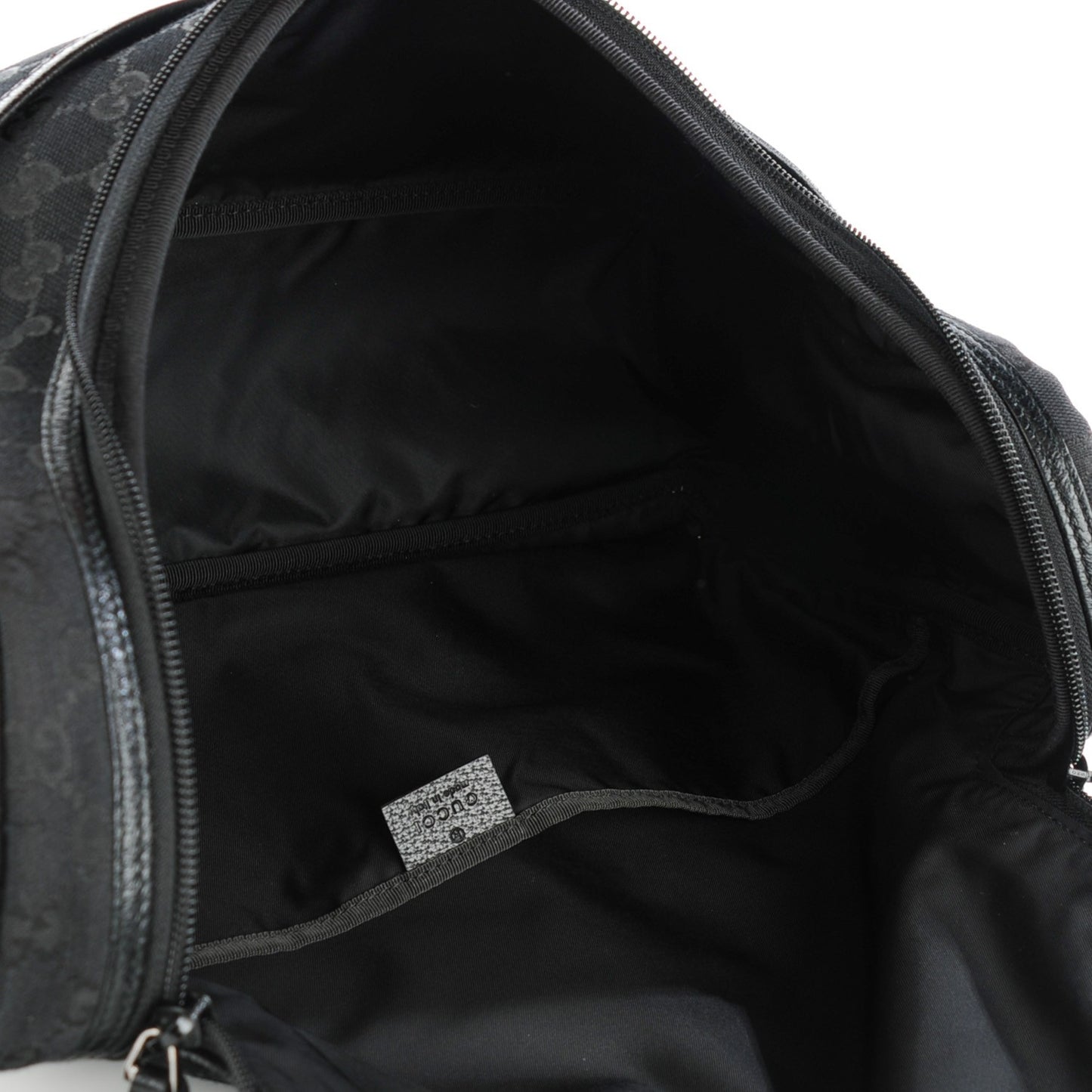 Monogram Large Diaper Bag Black