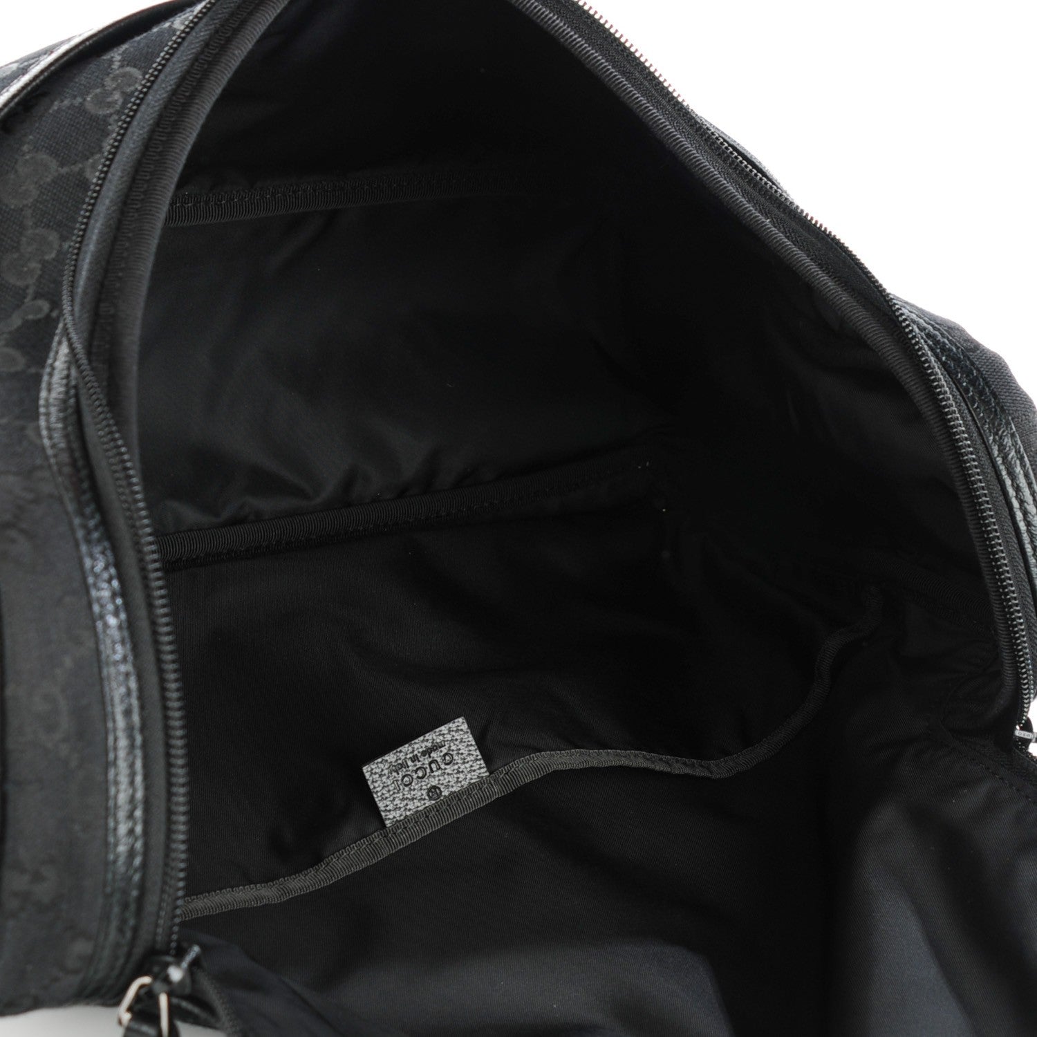 Gucci Monogram Large Diaper Bag Black 5 of 7