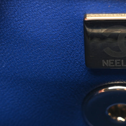 Chanel Caviar Quilted Mini Coco Handle Flap Blue 7 of 10