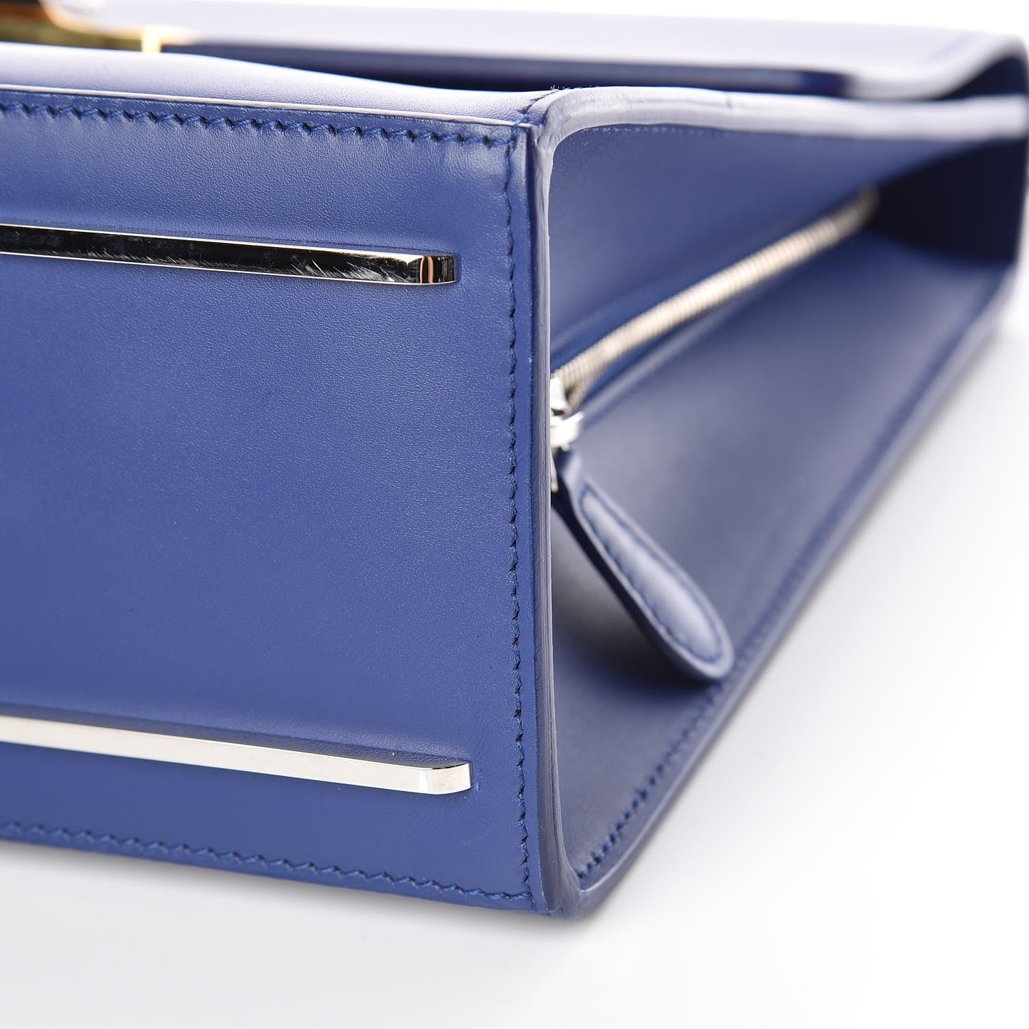 Balenciaga Veau Le Dix S New Cartable Briefcase Bleu Mineral 6 of 10