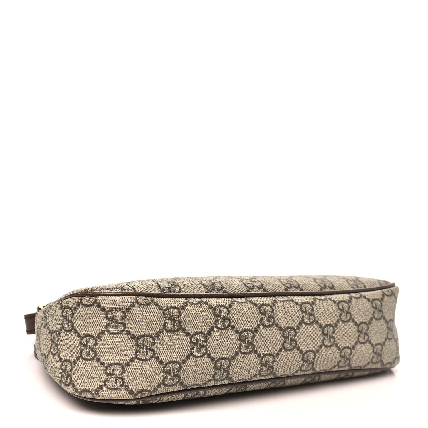Gucci GG Supreme Monogram Textured Dollar Calfskin Small Ophidia Hobo Beige Ebony New Acero 4 of 11