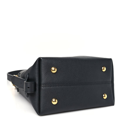 Louis Vuitton Grained Calfskin Low Key Hobo PM Black 5 of 9