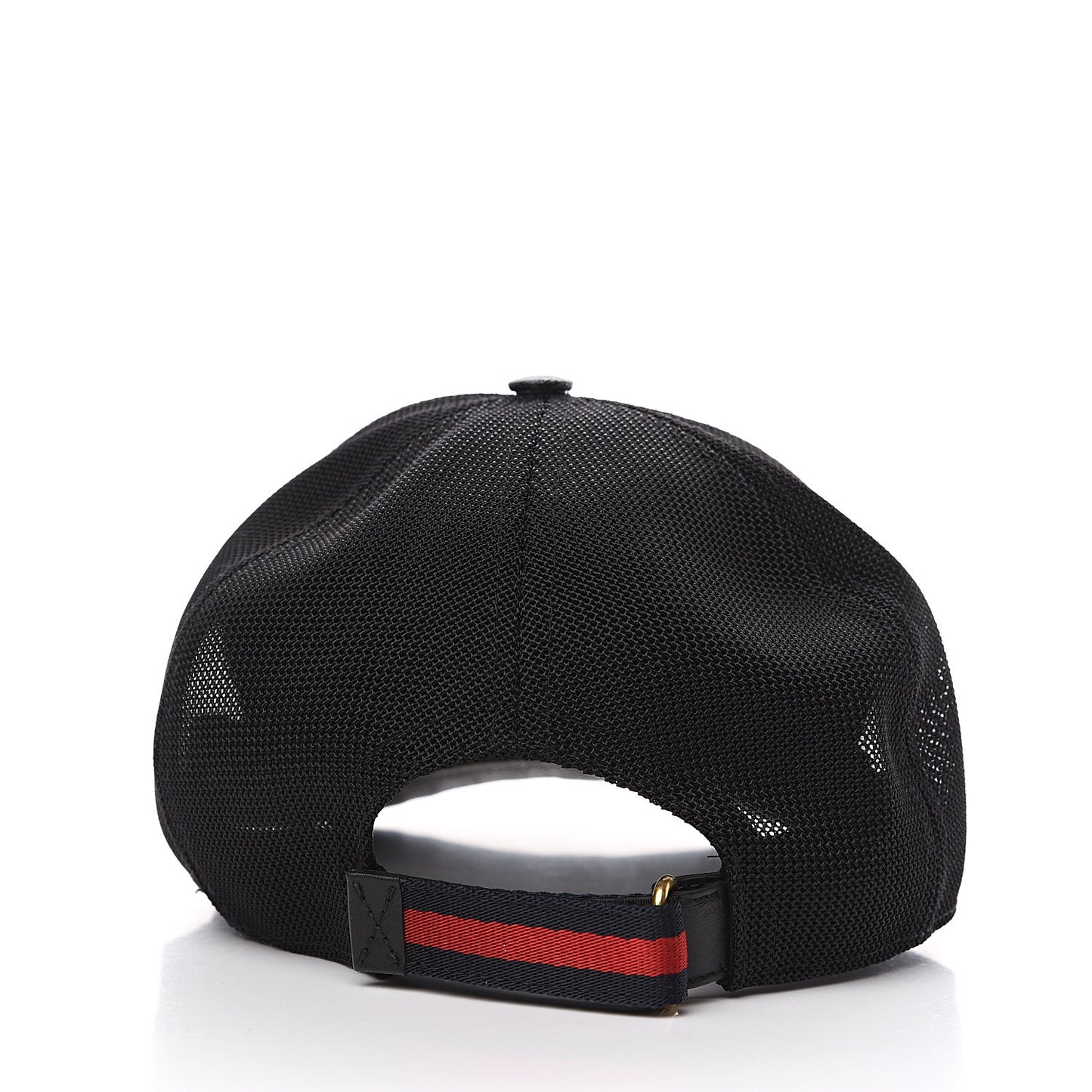 GG Supreme Monogram Fox Baseball Hat 59 Black