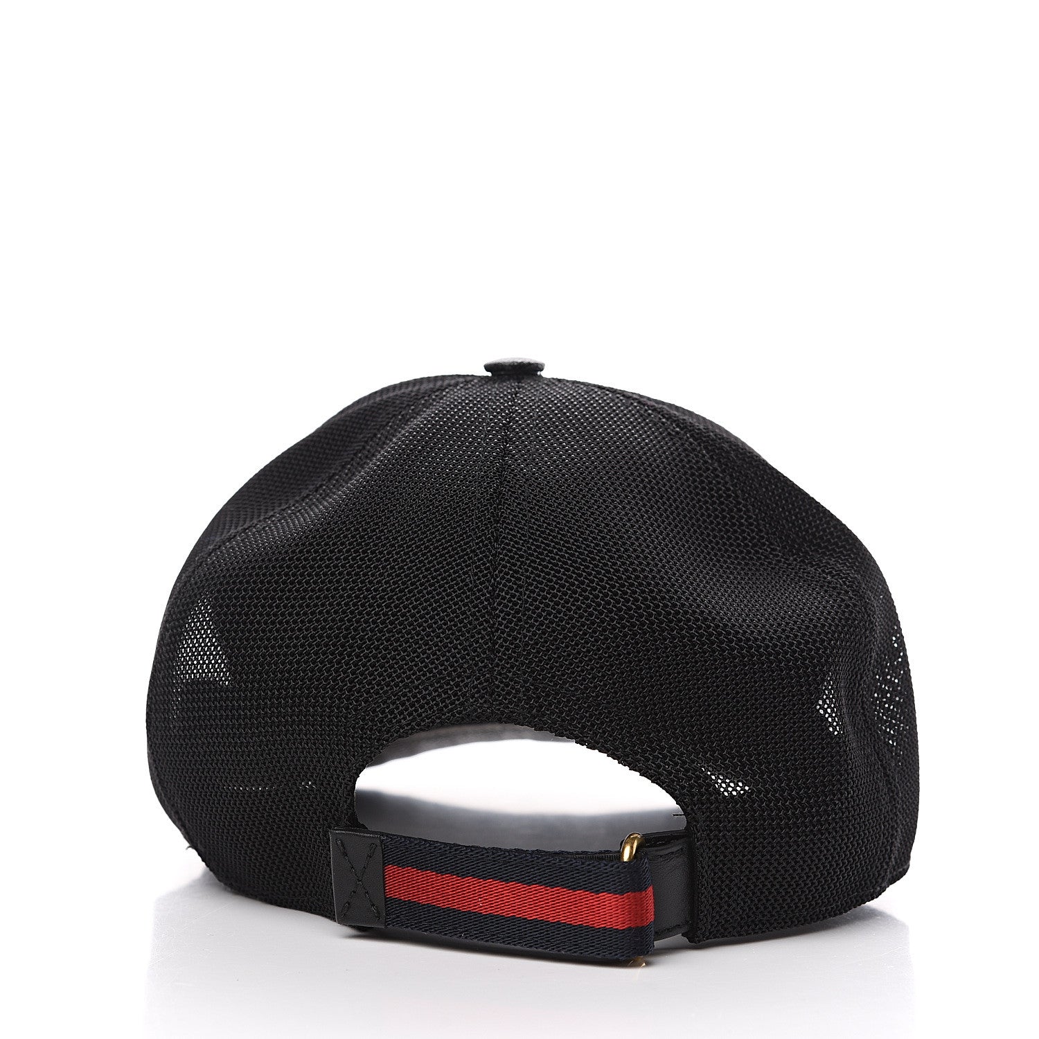 Gucci GG Supreme Monogram Fox Baseball Hat 59 Black 3 of 5