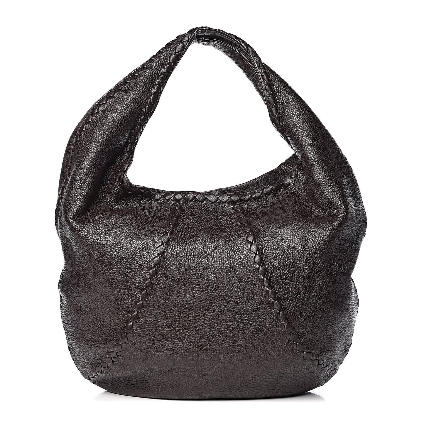 Cervo Deerskin Large Hobo Ebano