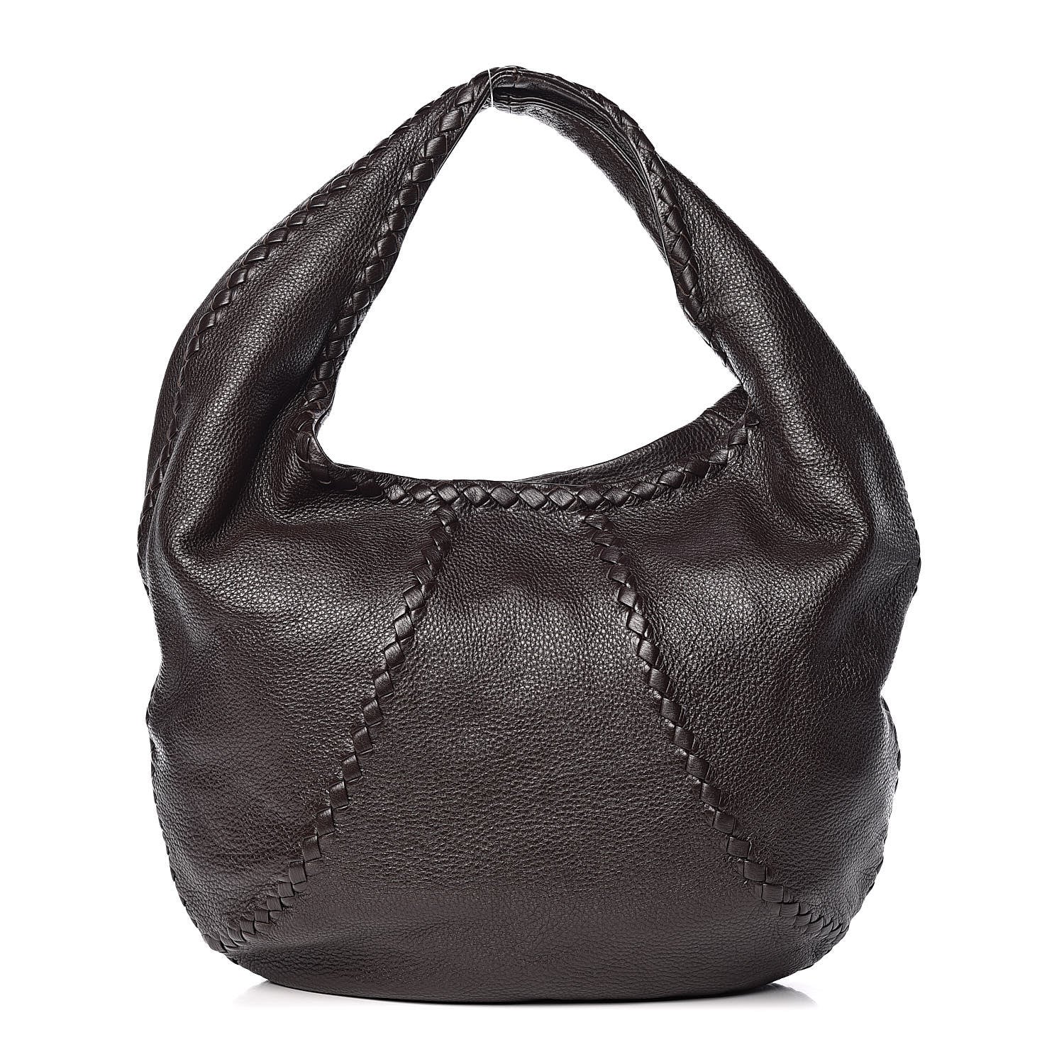 Bottega Veneta Cervo Deerskin Large Hobo Ebano 1 of 10
