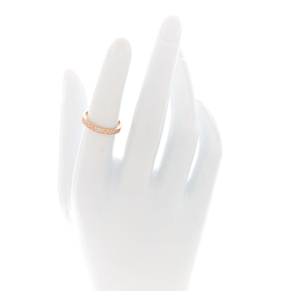 Cartier 18K Pink Gold Diamond 2.6mm LOVE Paved Band Ring 51/5.75 2 of 4