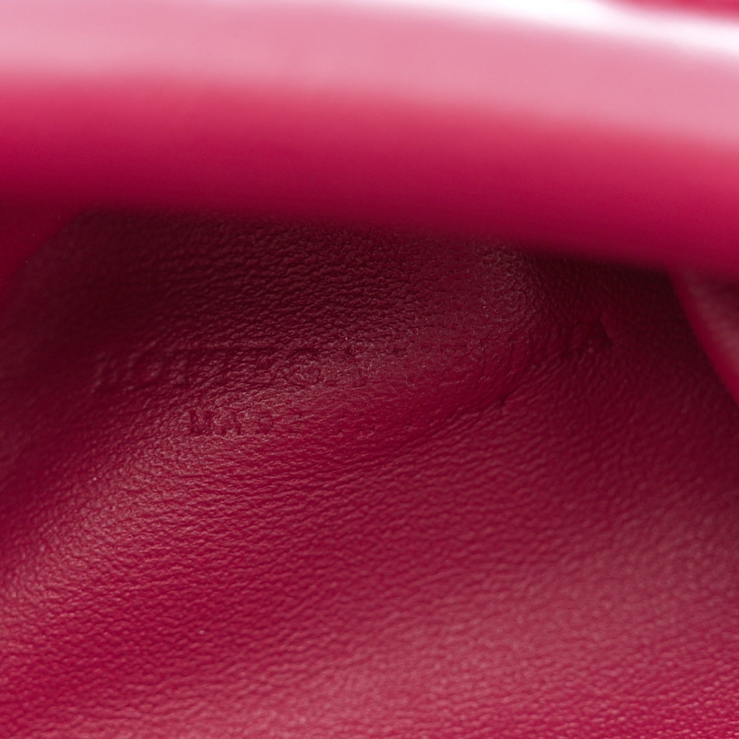Nappa Intrecciato The Mini Pouch Amaranto