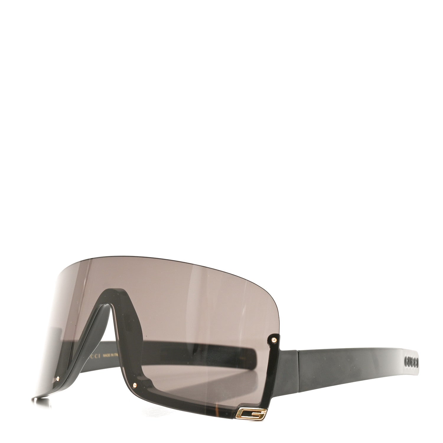 Gucci Metal Mask Shaped Frame Sunglasses GG1637S Black 1 of 7