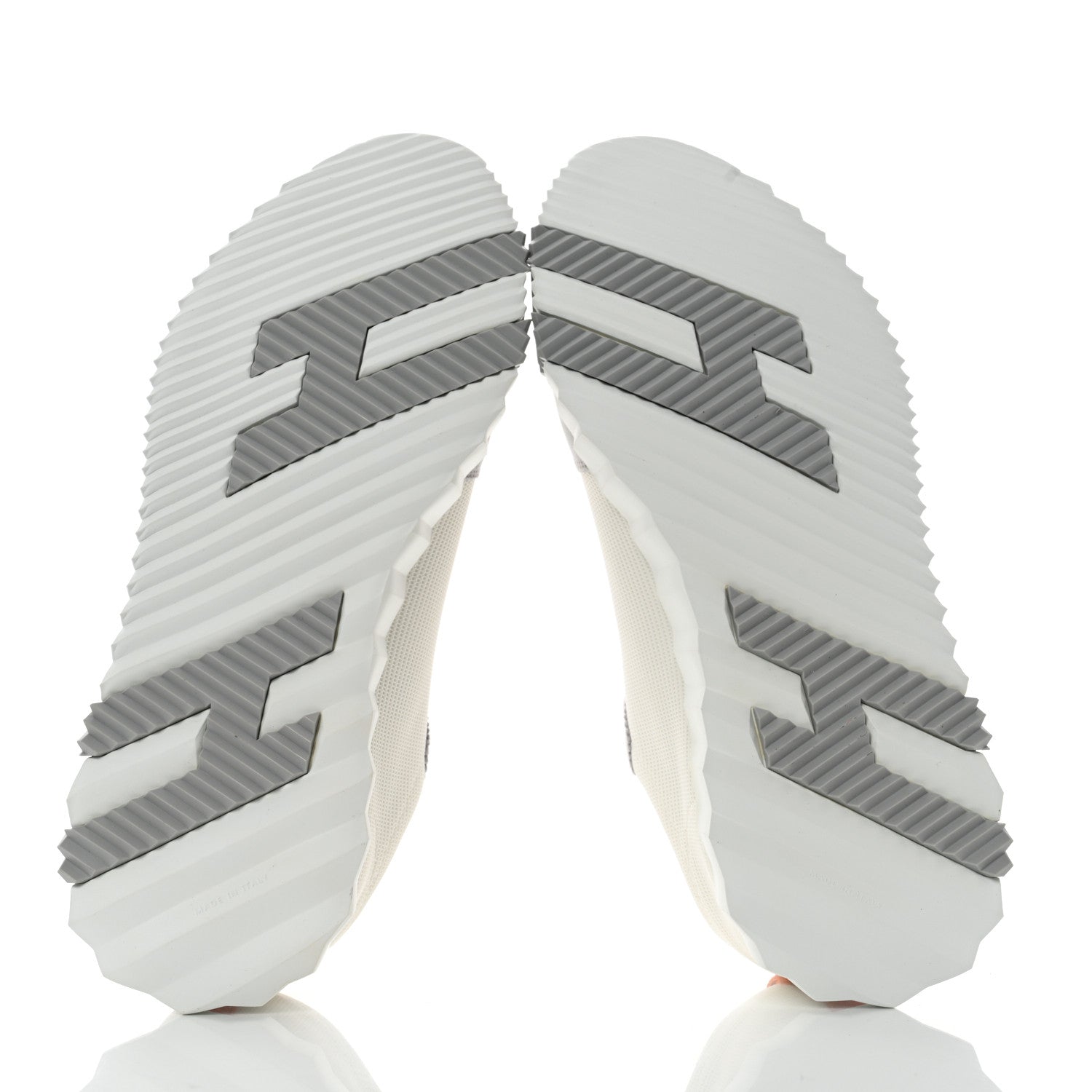 Hermes Technical Canvas Suede Goatskin Bouncing Sneakers 41 White Multicolor 5 of 8