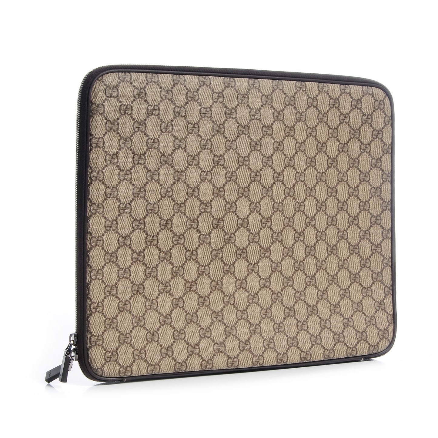 GG Plus Interlocking GG Medium Laptop Case Brown