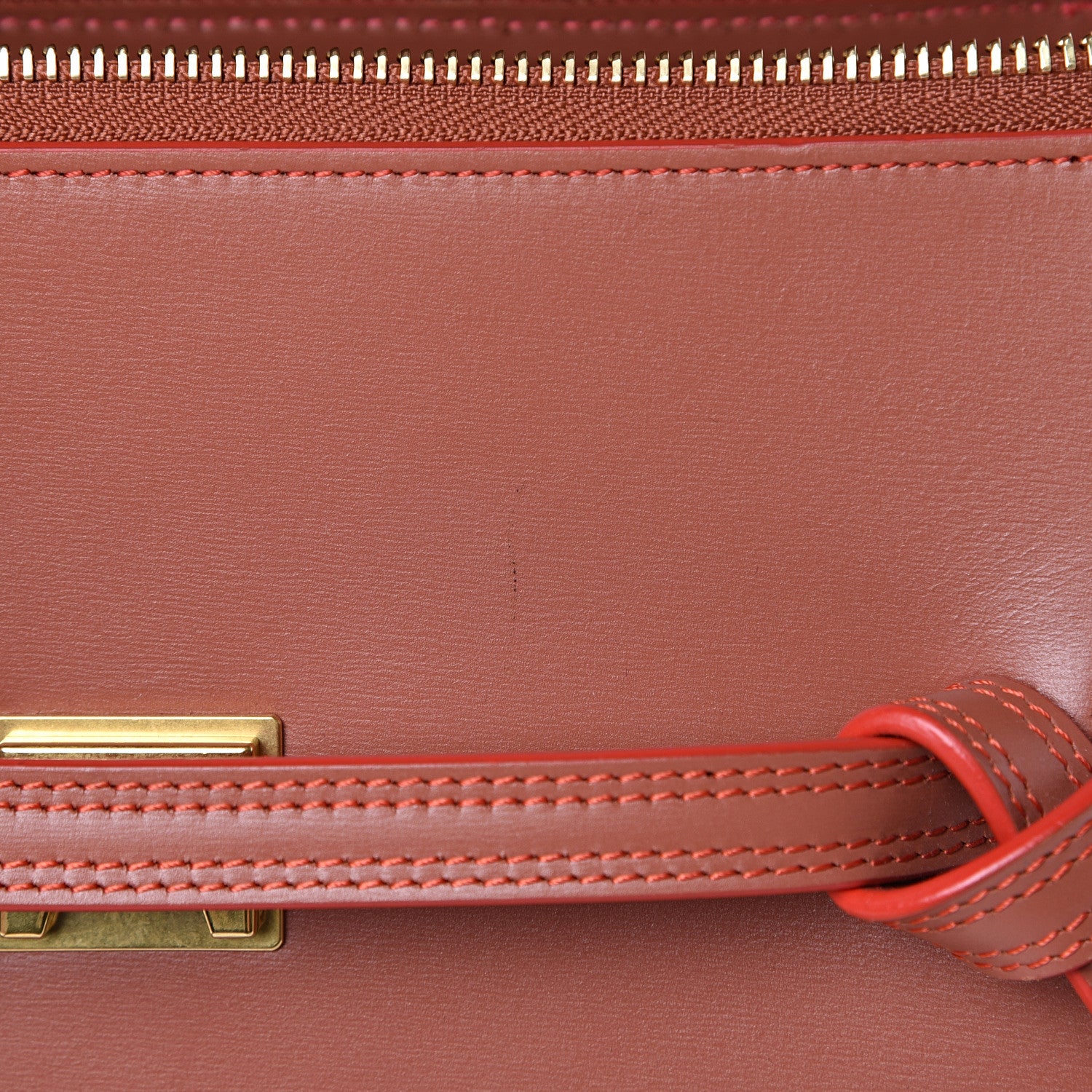 Celine Smooth Calfskin Mini Belt Bag Terracotta 8 of 13