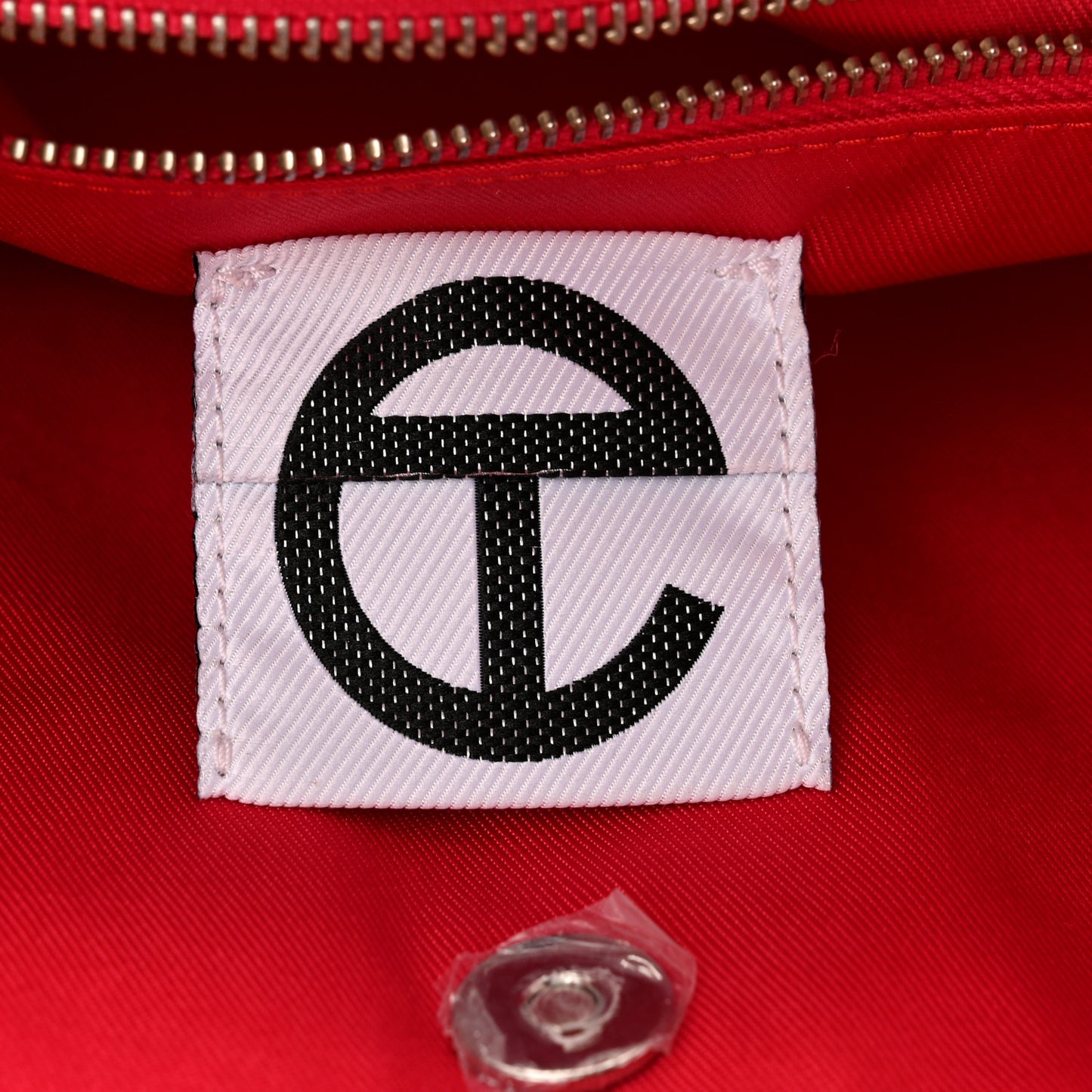 Vegan Leather Medium Shopping Bag Red
