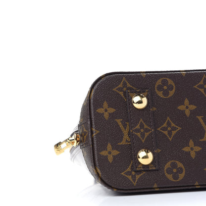 Louis Vuitton Vernis Epi Monogram Alma BB Champagne Metallise 7 of 8