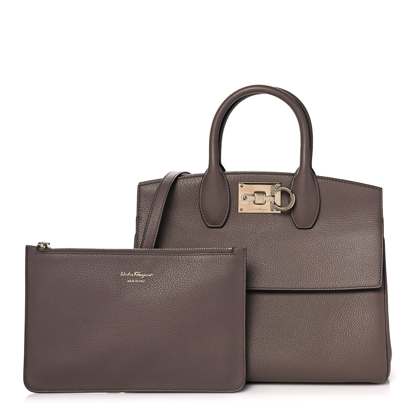 Calfskin Studio Bag Caraway Seed