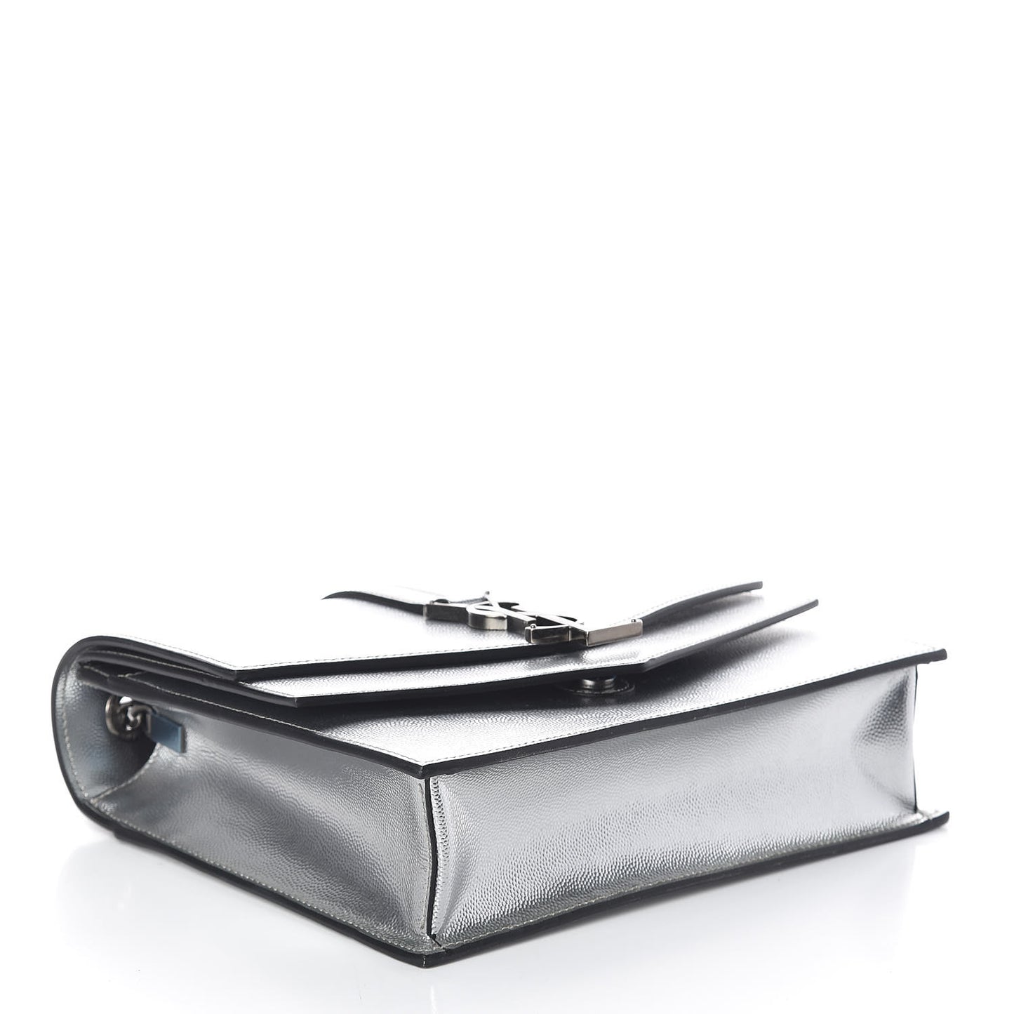Grain De Poudre Monogram Medium Sulpice Shoulder Bag Silver