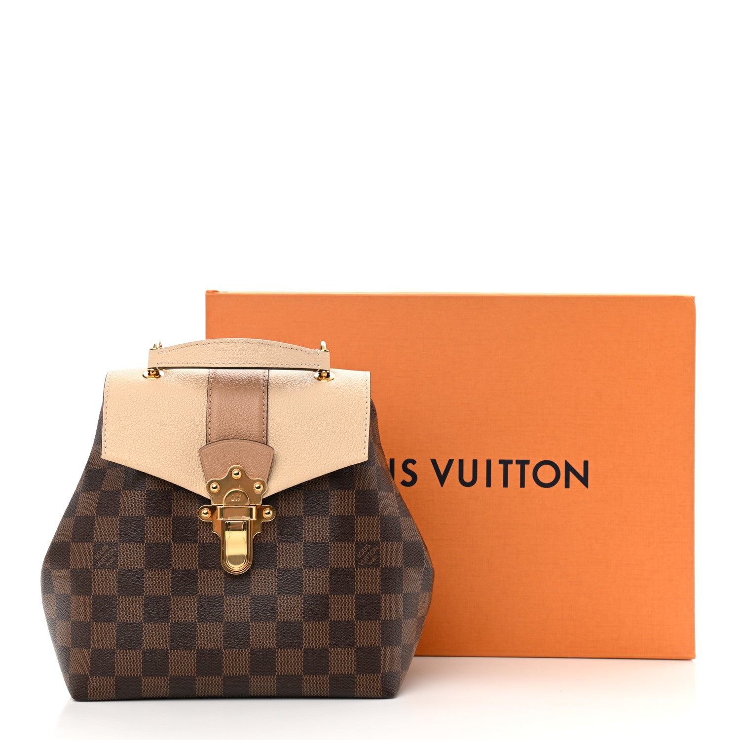 Louis Vuitton Damier Ebene Clapton Backpack Creme 11 of 11