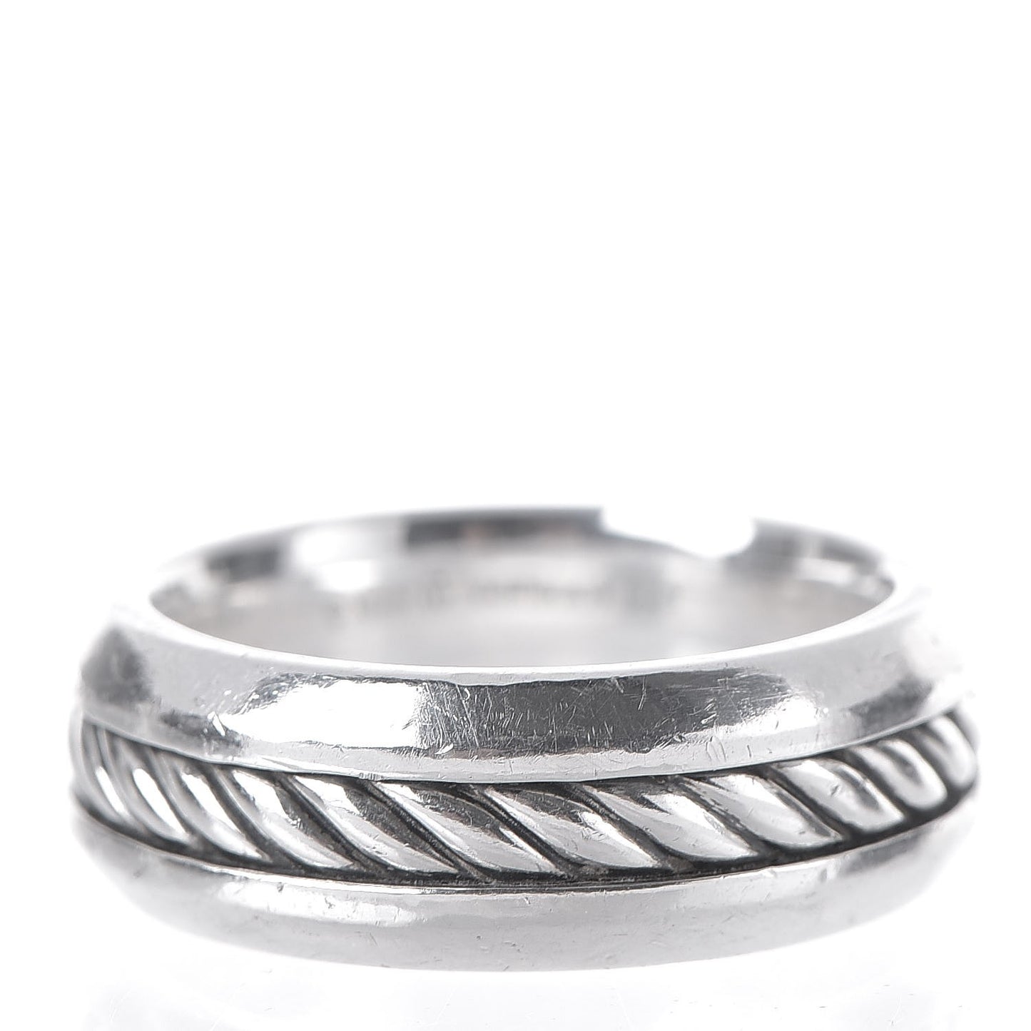 Sterling Silver Cable Classic Ring 61 9.5