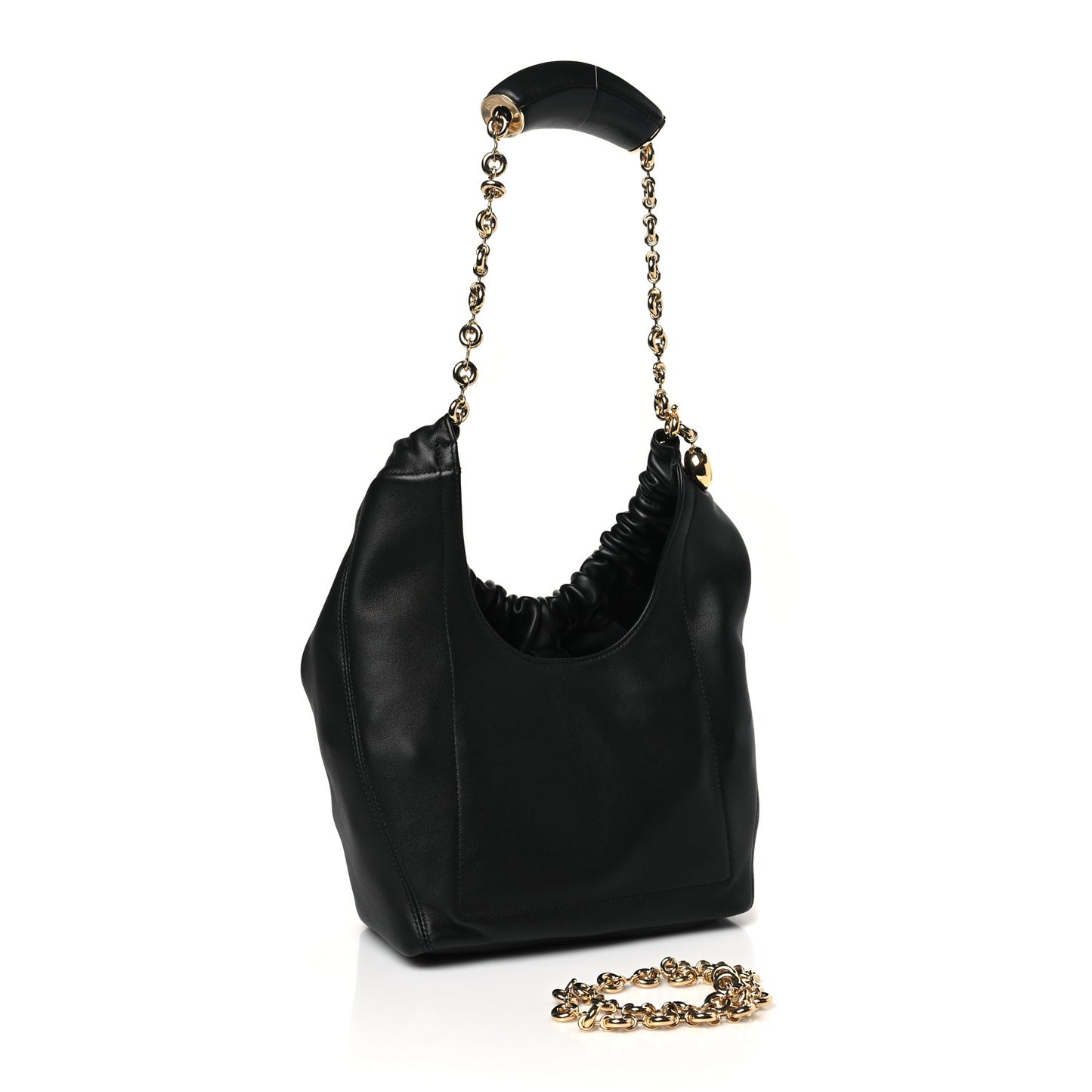 Nappa Small Squeeze Bag Black