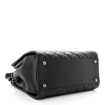 Chanel Caviar Quilted Medium CC Bucket Bag Black 4 of 10