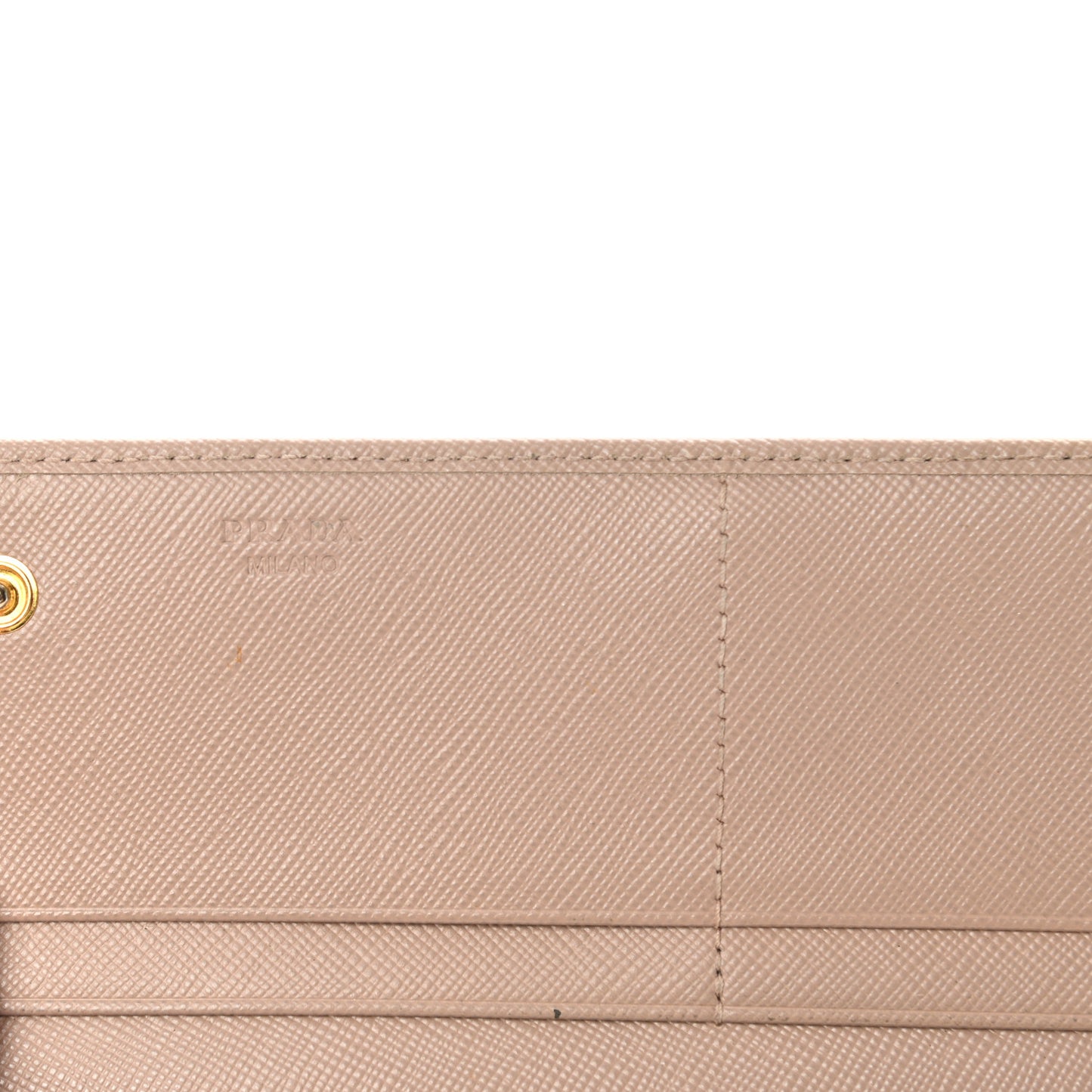 Saffiano Metal Continental Flap Wallet Cammeo