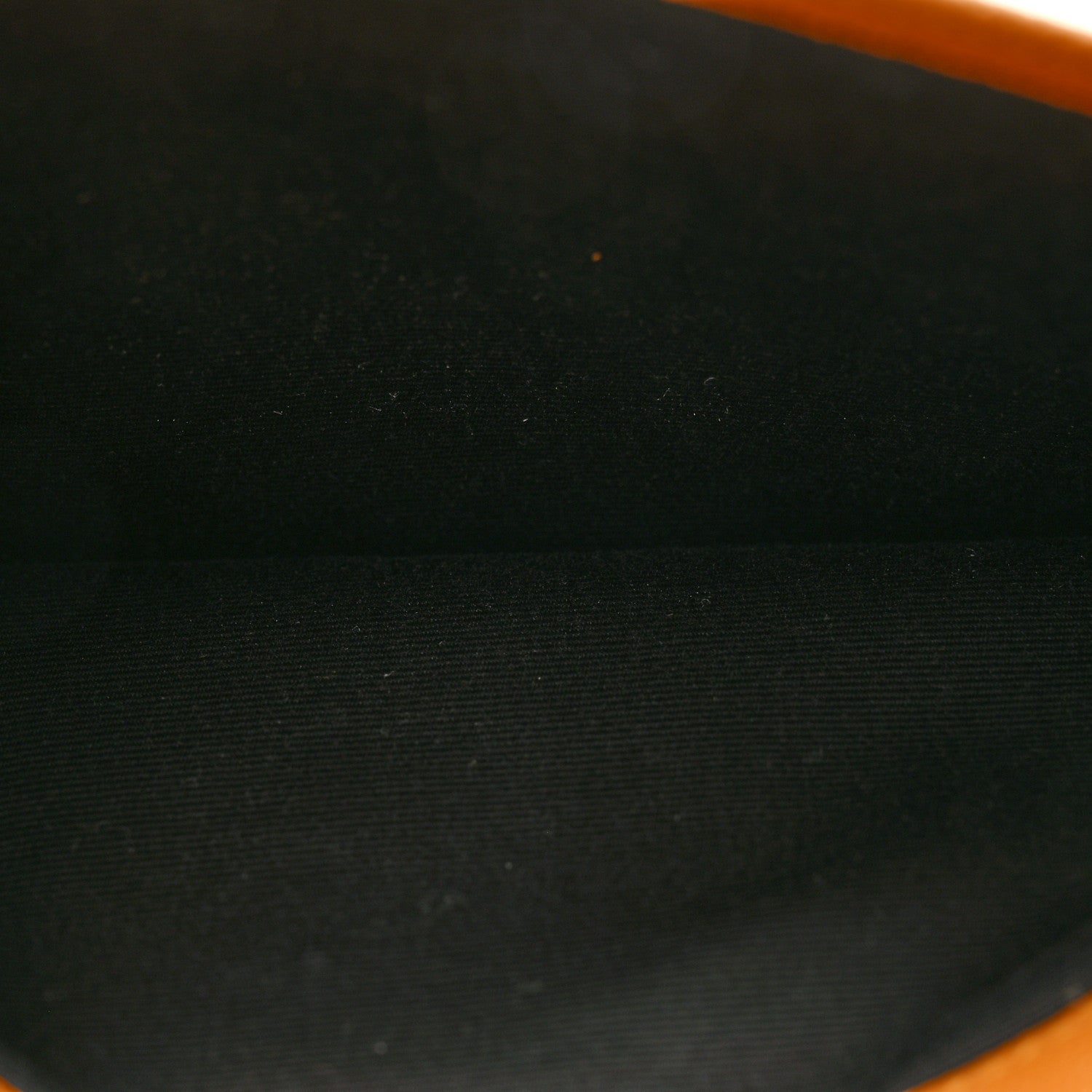 Saint Laurent Grain De Poudre Chevron Monogram Large Bill Pouch Senape Yellow 9 of 14