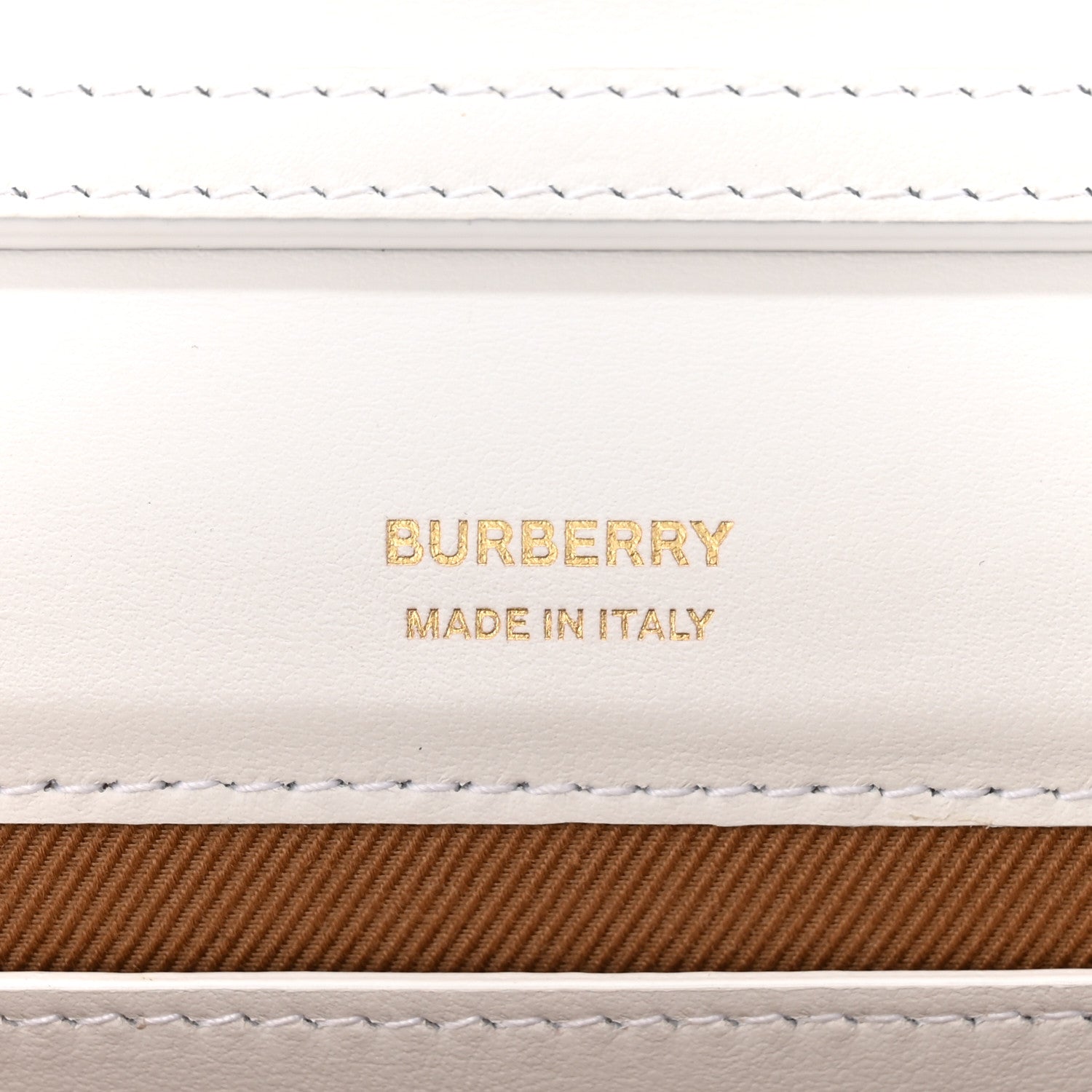 Burberry Lambskin Quilted Lola Clutch On Chain White 6 of 11