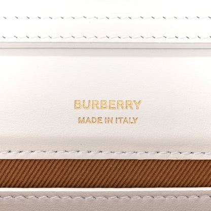 Burberry Lambskin Quilted Lola Clutch On Chain White 6 of 11