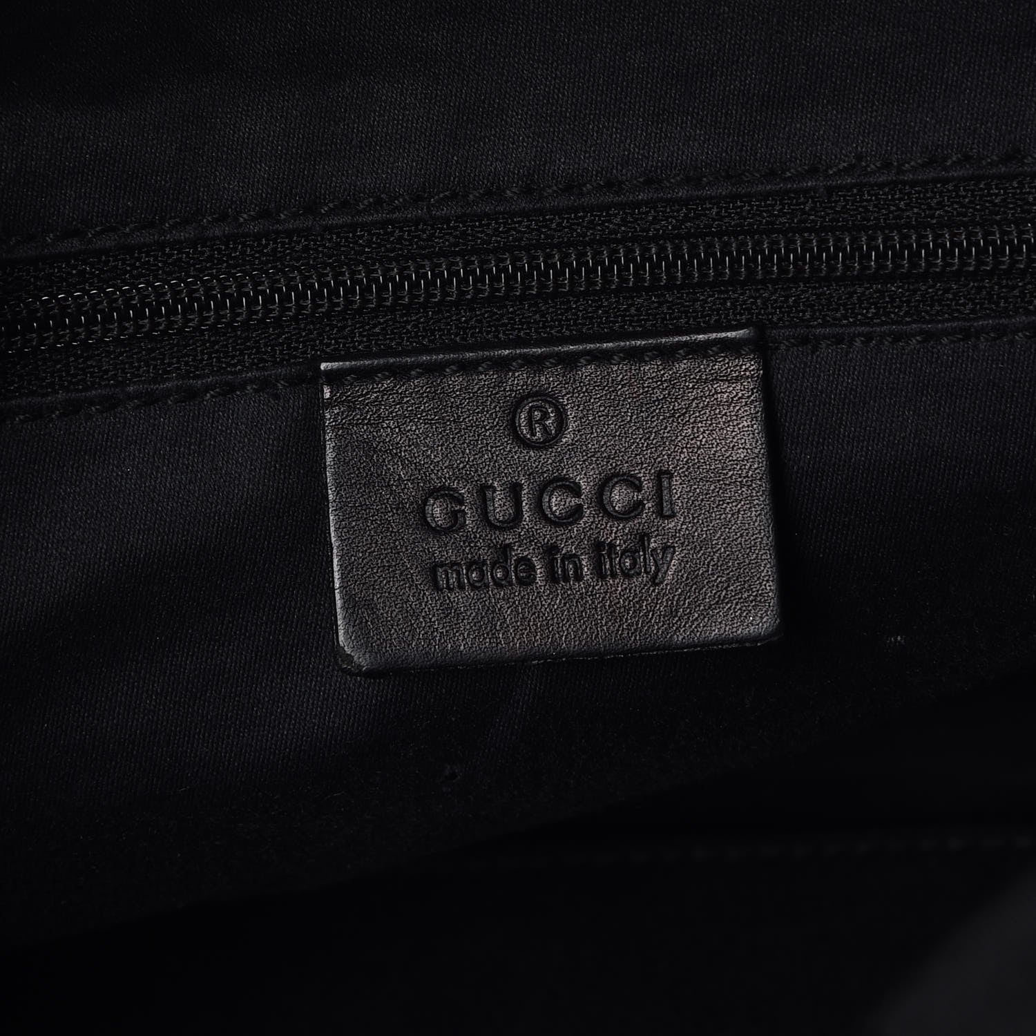 Gucci Nylon Monogram Hobo Black 6 of 11