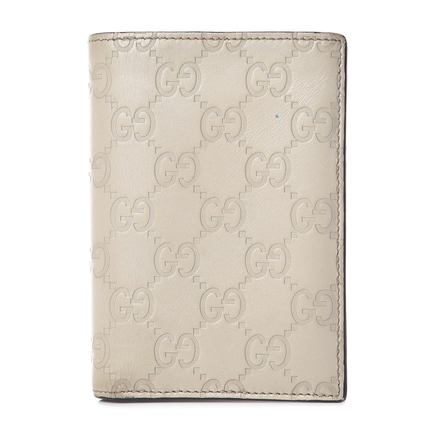 Gucci Guccissima Bi-Fold Wallet White 1 of 17