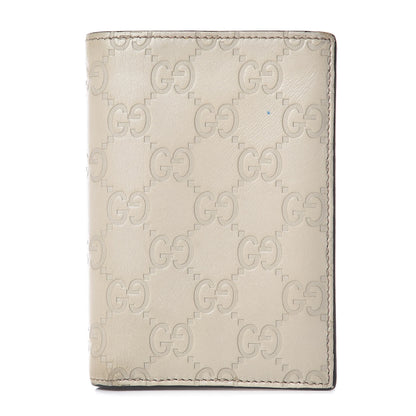 Gucci Guccissima Bi-Fold Wallet White 1 of 17