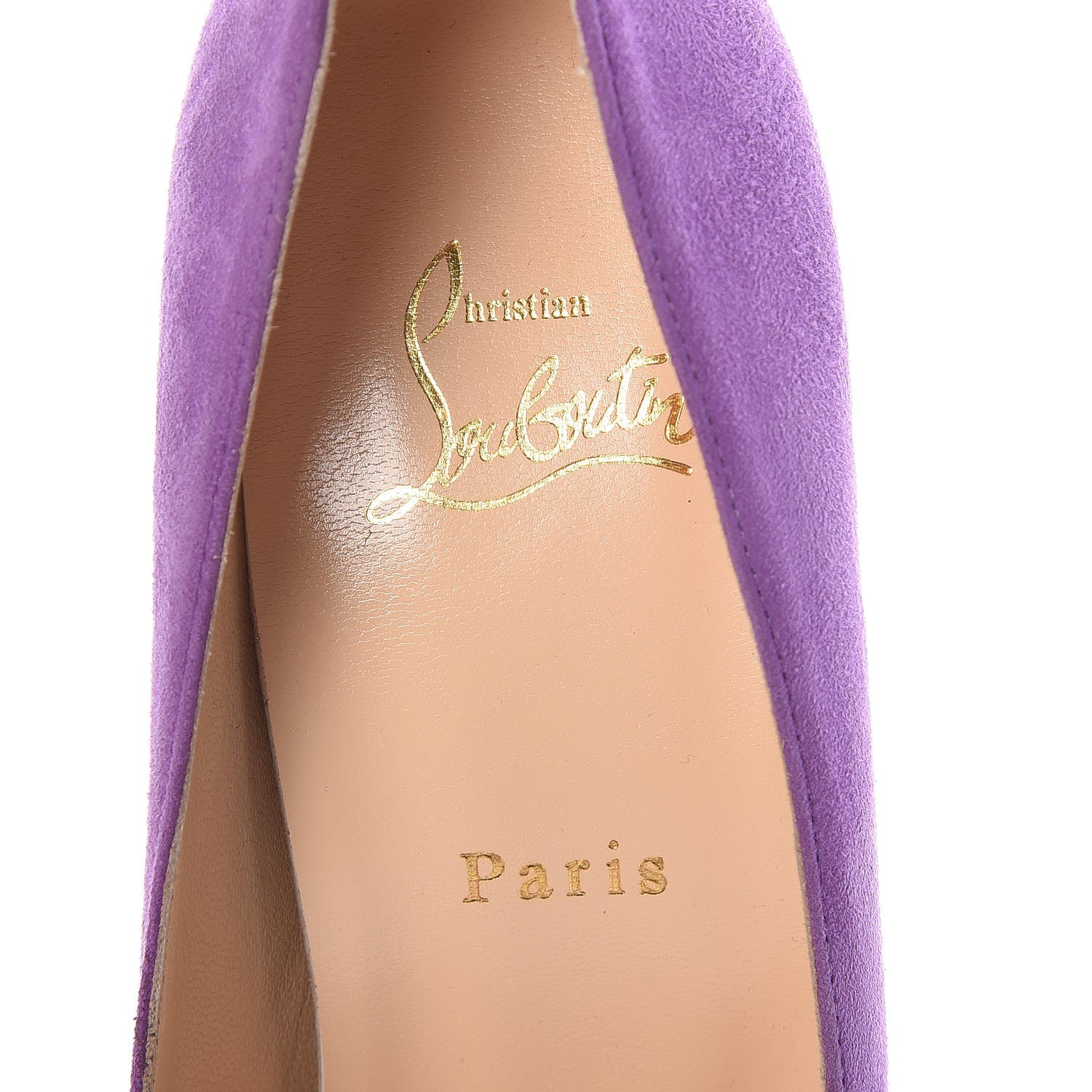 Christian Louboutin Suede Ron Ron 100 Pumps 37.5 Digitale 6 of 8
