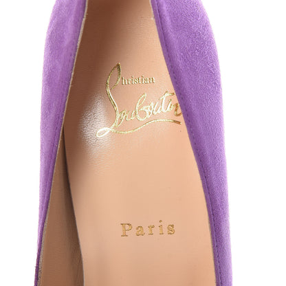 Christian Louboutin Suede Ron Ron 100 Pumps 37.5 Digitale 6 of 8