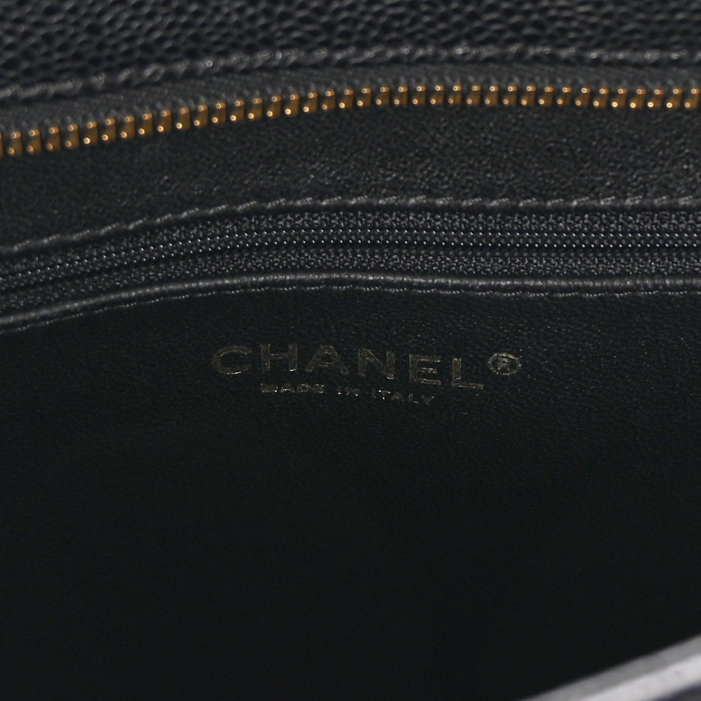 Caviar Quilted Medallion Tote Black